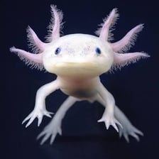 An axolotl, a distinctive Mexican aquatic salamander