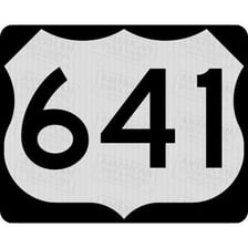A road sign identifying a numbered highway route.