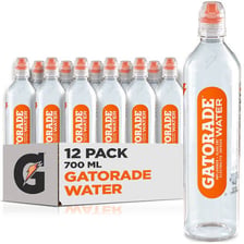 A bottle of Gatorade sports drink.