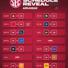A college football game involving a Southeastern Conference team.