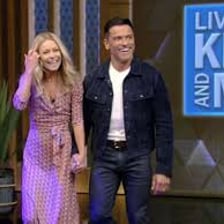 Kelly Ripa appearing as a television talk-show host