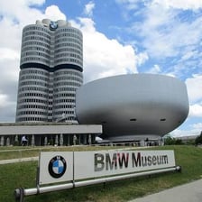 The BMW Museum building in Munich