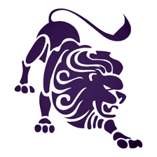 The Leo zodiac symbol, represented by a lion.