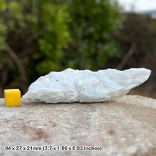 Specimen of the soft mineral talc