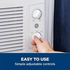 A General Electric air conditioner.