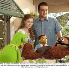 Amy Adams in a scene from The Muppets.