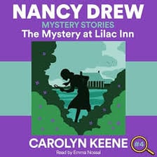 A cover of The Mystery at Lilac Inn featuring Nancy Drew