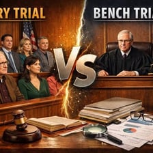 A courtroom gavel representing a straightforward legal case.