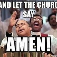 A congregation participating in a Christian worship service.