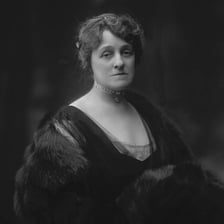 A portrait of novelist Edith Wharton