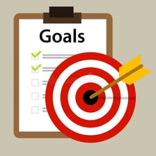 A target illustrating a goal or objective
