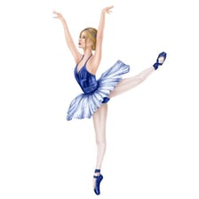Ballet dancer balancing on a pointed toe during a turn