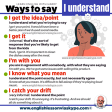 Two people conversing as one indicates understanding.