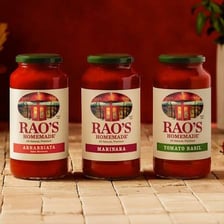 A jar of Rao’s Homemade pasta sauce