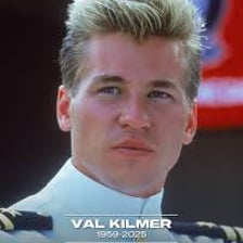 Val Kilmer portraying Iceman in Top Gun.