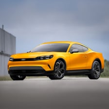 A modern two-door coupe shown from the side