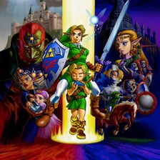 Artwork from Nintendo’s The Legend of Zelda video-game series.