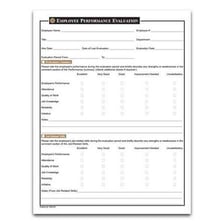 An assessment form being reviewed
