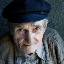 A portrait of a friendly man, illustrating the informal term “chap.”
