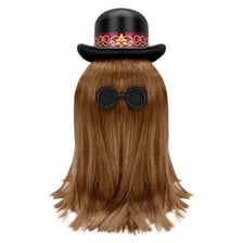 Cousin Itt, the small, completely hair-covered Addams Family character.