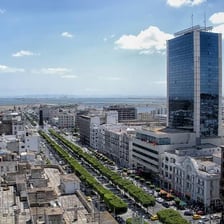 A view of Tunis, the capital city of Tunisia.