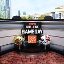The ESPN College GameDay television set and branding