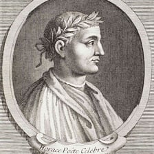 An illustration of a poet composing a tribute poem