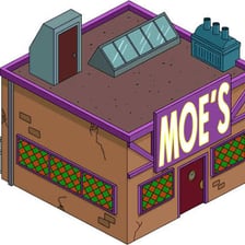 Moe's Tavern, the Springfield bar from The Simpsons.