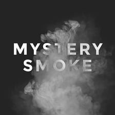 A magician's prop vanishing in a puff of smoke.