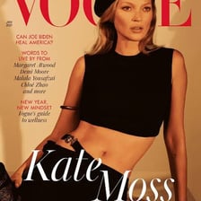 Kate Moss at a fashion event.