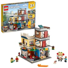 A LEGO Creator 3-in-1 building set with assembled models