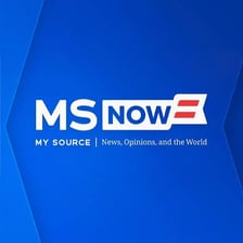 A television news studio associated with the MS NOW network.