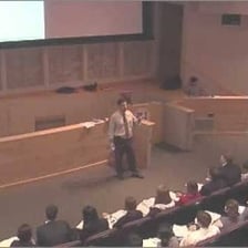 People yawning during a dull lecture