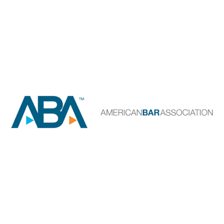 The American Bar Association name or logo displayed on an organization building.
