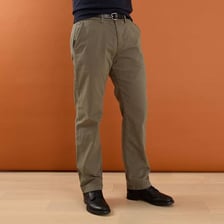 A pair of trousers displayed as clothing.