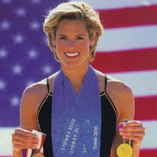 Dara Torres, the American Olympic swimmer.