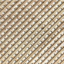 Narrow wooden strips arranged in a lattice