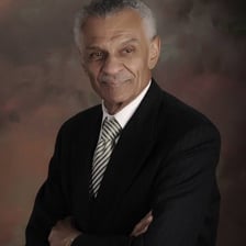 A portrait of civil rights leader C. T. Vivian