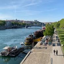 The Rhône River in the Arles area of southern France.