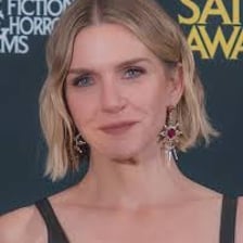 Actress Rhea Seehorn associated with the series Pluribus.