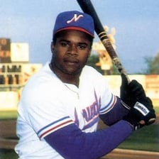 A baseball player batting as a substitute