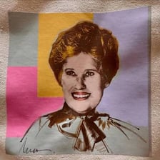 Portrait of humorist and columnist Erma Bombeck.
