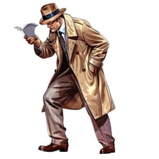 A detective investigating a case