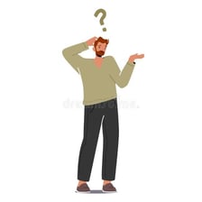 A person raising a hand to ask a question