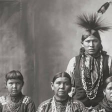 Historical image associated with the Sauk people