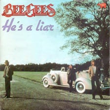 The Bee Gees performing the song “He's a Liar.”