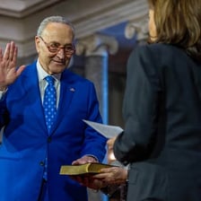A senator speaking in a U.S. congressional chamber.