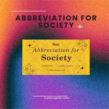 A simple comparison of the abbreviations ORG. and SOC.