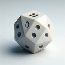 A single six-sided die.