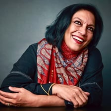 Film director Mira Nair poses for a portrait.